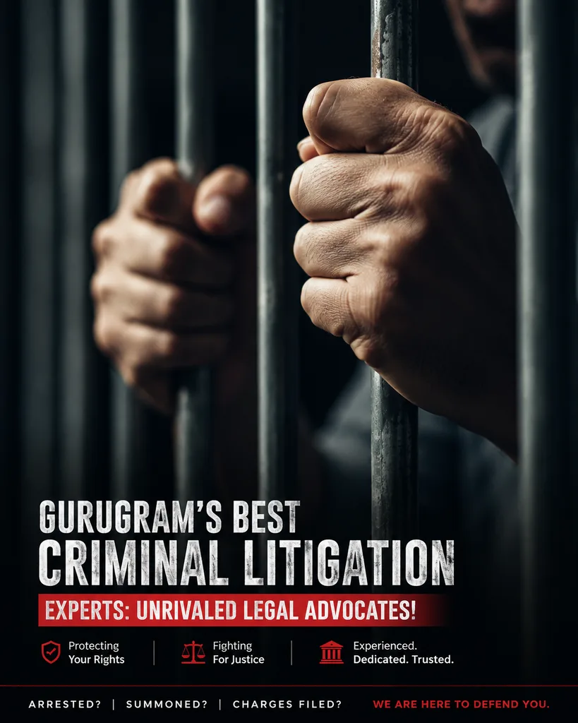 Criminal litigation lawyers in Gurugram for criminal defense cases